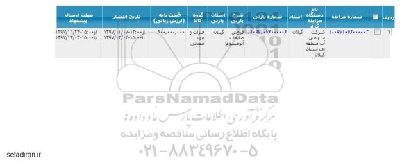 مزایده ,مزایده فروش ضایعات آلومینیوم