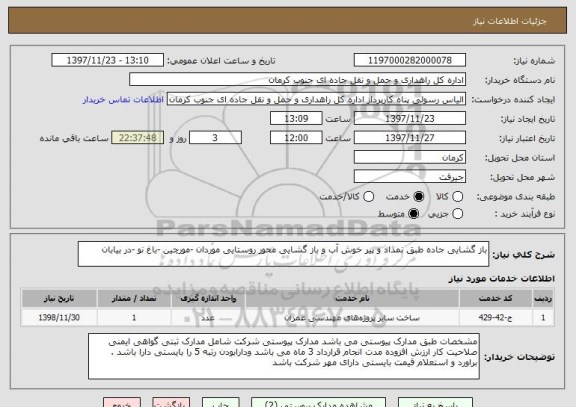 استعلام باز گشایی جاده طبق نمداد و پیر خوش آب و باز گشایی محور روستایی موردان -مورچین -باغ نو -در بیابان 