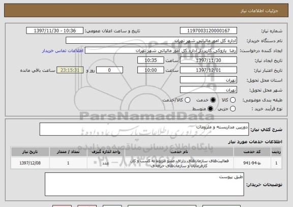 استعلام دوربین مداربسته و ملزومات