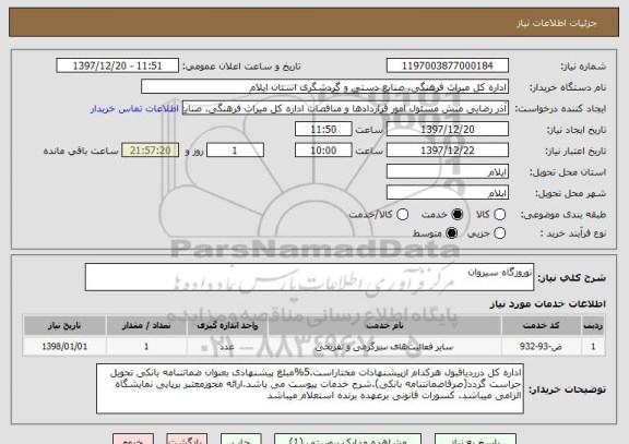 استعلام نوروزگاه سیروان