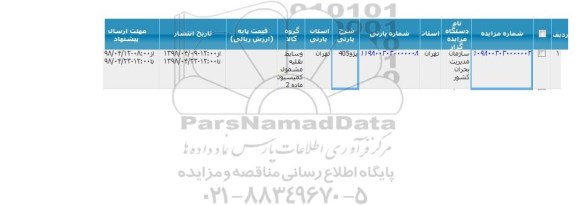 مزایده, مزایده پژو 405