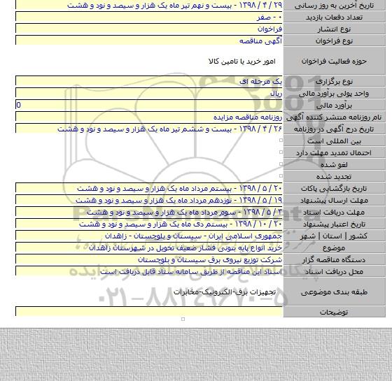 خرید انواع پایه بتونی فشار ضعیف تحویل در شهرستان زاهدان