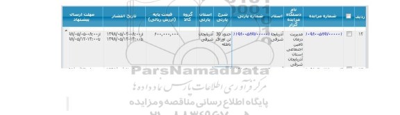 مزایده، مزایده فروش حدود 30 تن اوراق باطله