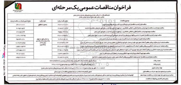 فراخون مناقصات عمومی ، مناقصه خرید پایه گاردریل ، گاردریل ، ضربه گیر و سرسپری و...