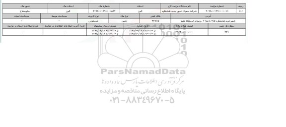 مزایده مزایده زمین مسکونی  پلاک ثبتی 42765