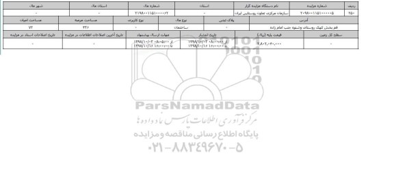 مزایده مزایده ساختمان