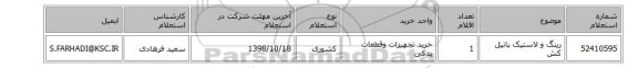 رینگ و لاستیک پاتیل کش