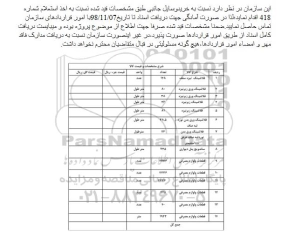 استعلام ، استعلام فلاشینگ تیزه سقف ... 