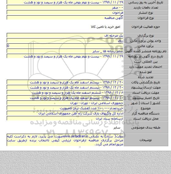 خریدتعداد۱۰۰.۰۰۰ عدد کفشک ترمز کامبوزیت