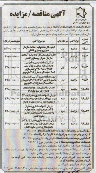 مزایده ، مزایده اجاره کارخانه تولید آسفالت...