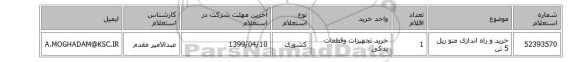 خرید و راه اندازی منو ریل 5 تن