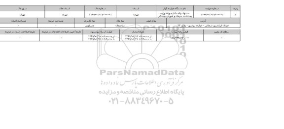 مزایده ،  مزایده ساختمان مسکونی 