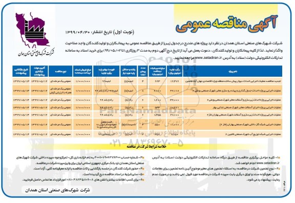 مناقصه ، مناقصه عملیات اجرایی احداث دیوار پیش ساخته منطقه  و...