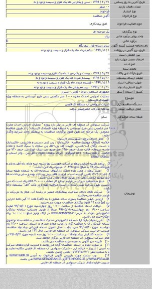 عملیات اجرایی احداث مخزن ۱۰۰۰ متر مکعبی بتنی طرح آبرسانی به منطقه ویژه اقتصادی لارستان