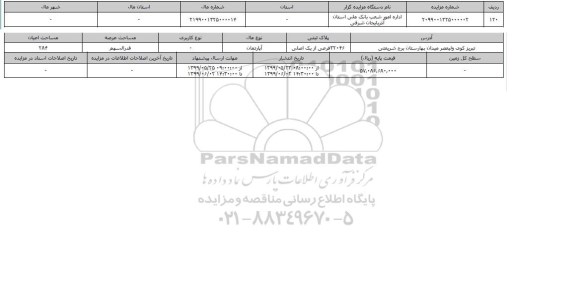 آگهی مزایده،  مزایده آپارتمان 284 متر 