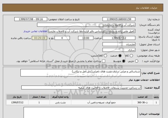 استعلام شناسائی و مرئی سازی نشت های نامرئی(بابل،آمل و تنکابن)