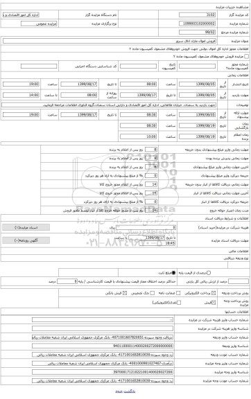 اموال مازاد اتاق سرور