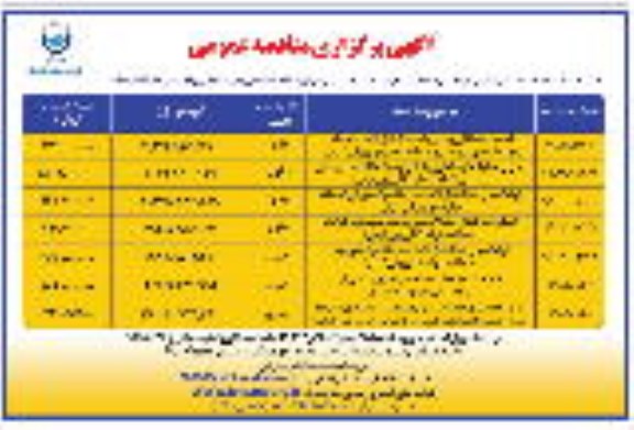 مناقصه احداث بند خاکی و عبور لوله انتقال فاضلاب و ..