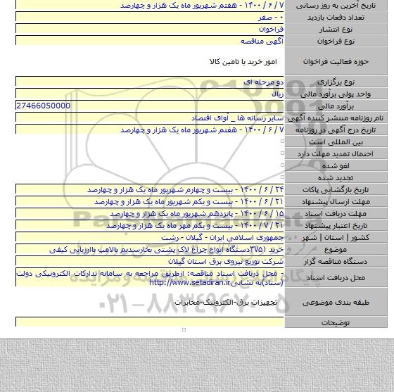 خرید ۳۷۵۱دستگاه انواع چراغ لاک پشتی بخارسدیم بالامپ باارزیابی کیفی