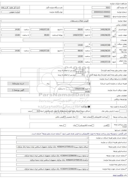 فروش املاک و مستقلات