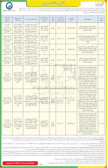 مناقصه عمومیف مناقصه عمومی خرید میلگرد