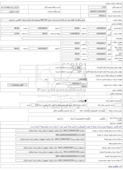 صلح منافع یک قطعه زمین آستانه‌ای به مساحت حدود 8817/33 مترمربع دارای کاربری تجاری -اقامتی در مشهد