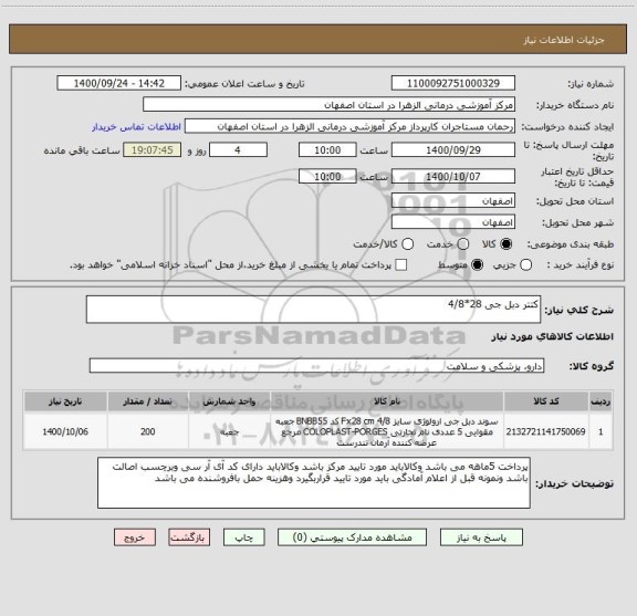 استعلام کتتر دبل جی 28*4/8