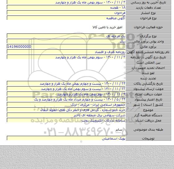 خرید تابلو شماره ٬ گردش فازی و خطر دکل های خطوط انتقال